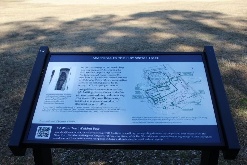 Welcome to the Hot Water Tract Marker. Click for full size. Welcome to the Hot Water Tract Marker image. Click for full size.