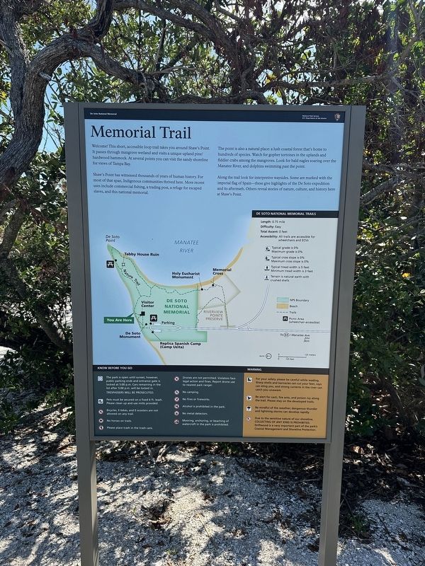 Memorial Trail Marker. Click for full size. Memorial Trail Marker image. Click for full size.