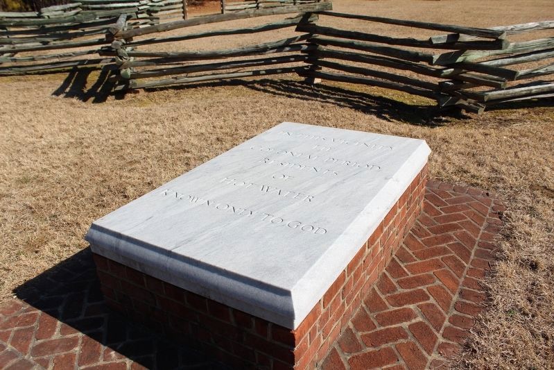 Hot Water Tract Cemetery Monument. Click for full size. Hot Water Tract Cemetery Monument image. Click for full size.