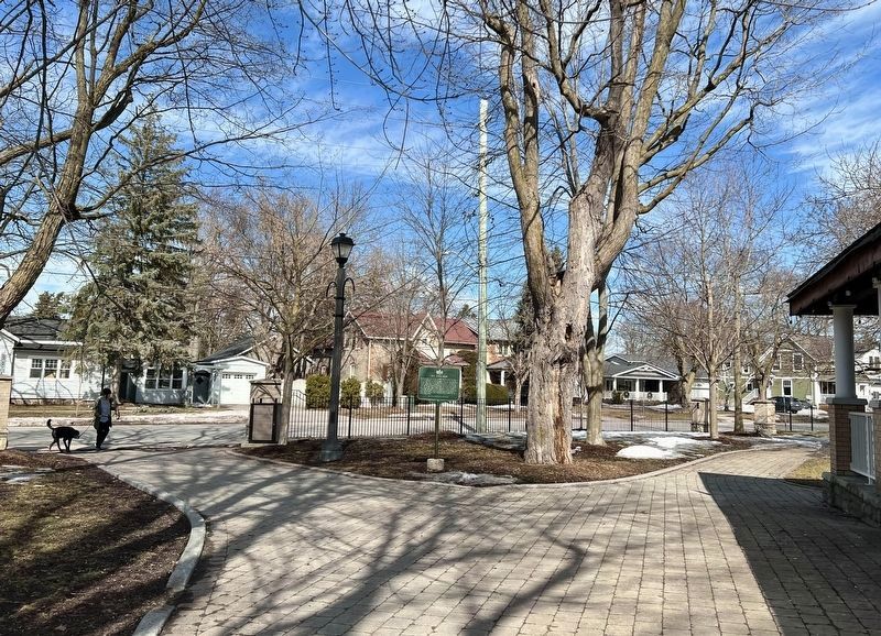 The Town Park Marker. Click for full size. The Town Park Marker image. Click for full size.