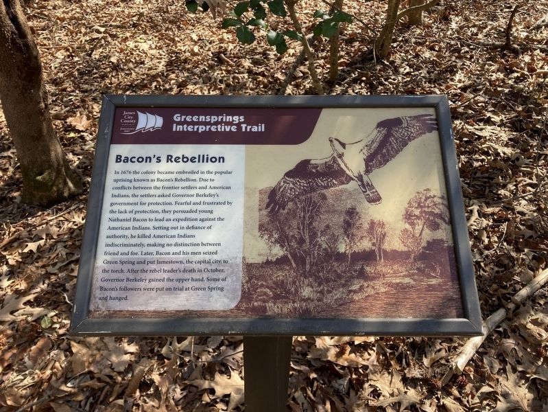 Bacon's Rebellion Marker. Click for full size. Bacon's Rebellion Marker image. Click for full size.