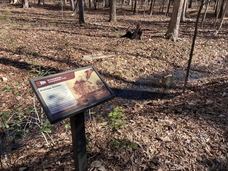 Drainage Ditches Marker. Click for full size. Drainage Ditches Marker image. Click for full size.