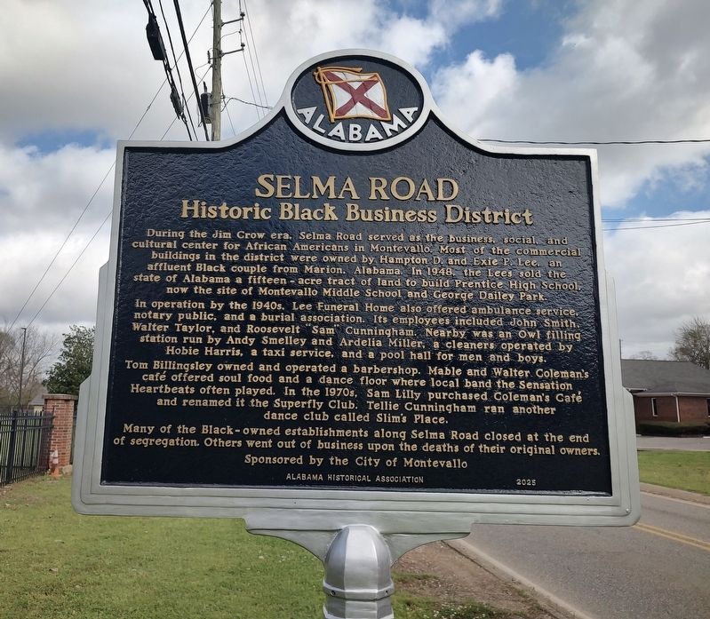 Selma Road Marker. Click for full size. Selma Road Marker image. Click for full size.