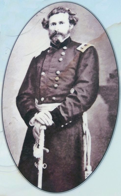 Marker detail: John Charles Fremont. Click for full size. Marker detail: John Charles Fremont image. Click for full size.