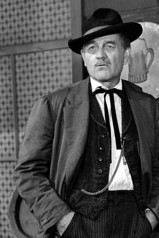 Milburn Stone in "Gunsmoke". Click for more information. Milburn Stone in "Gunsmoke" image. Click for more information.