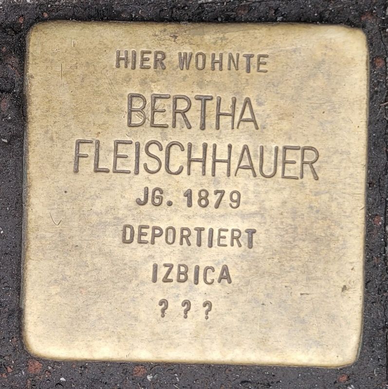 Bertha Fleischhauer Marker image. Click for full size.