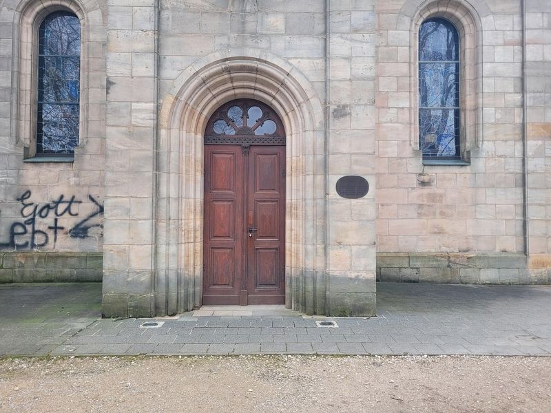 Pfarrkirche Herz Jesu / Parish Church of the Sacred Heart of Jesus Marker image. Click for full size.