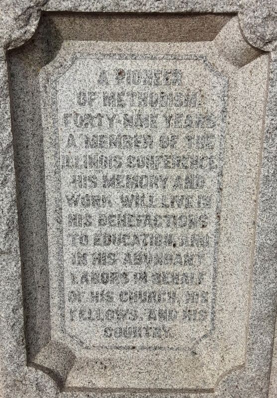 Hiram Buck, D.D. Marker. Click for full size. Hiram Buck, D.D. Marker image. Click for full size.