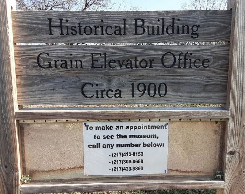 Grain Elevator Office Marker. Click for full size. Grain Elevator Office Marker image. Click for full size.