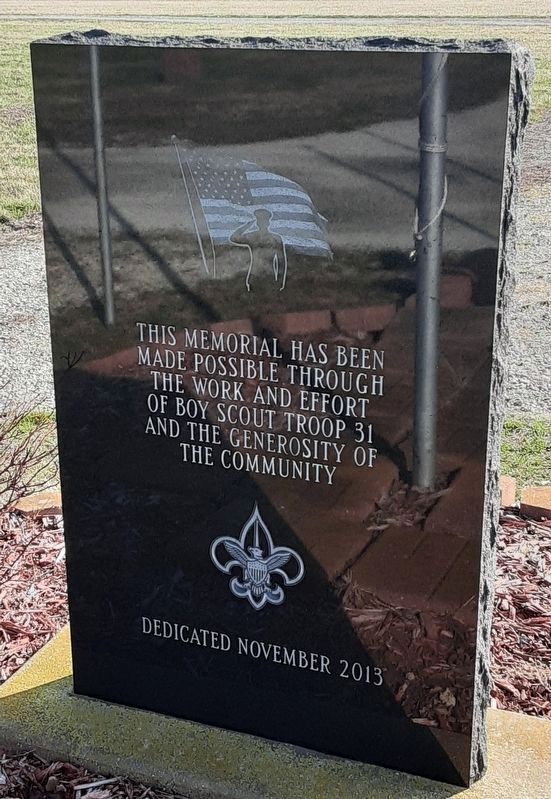Friends Creek Veterans Memorial Dedication. Click for full size. Friends Creek Veterans Memorial Dedication image. Click for full size.