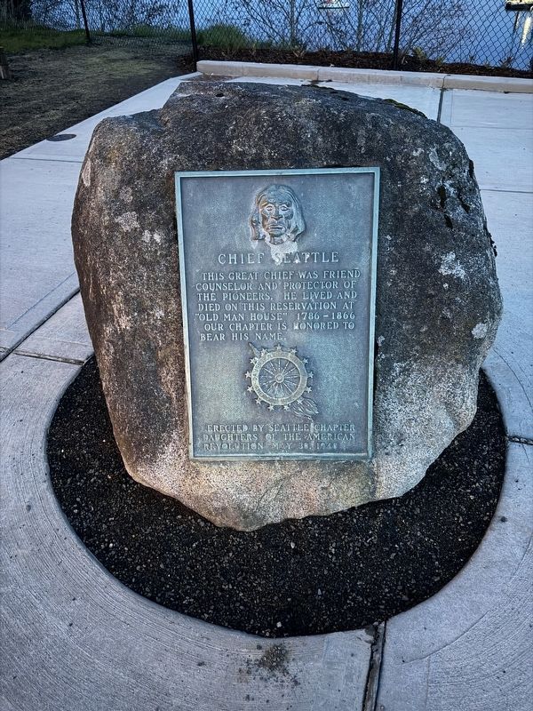 Chief Seattle Marker. Click for full size. Chief Seattle Marker image. Click for full size.