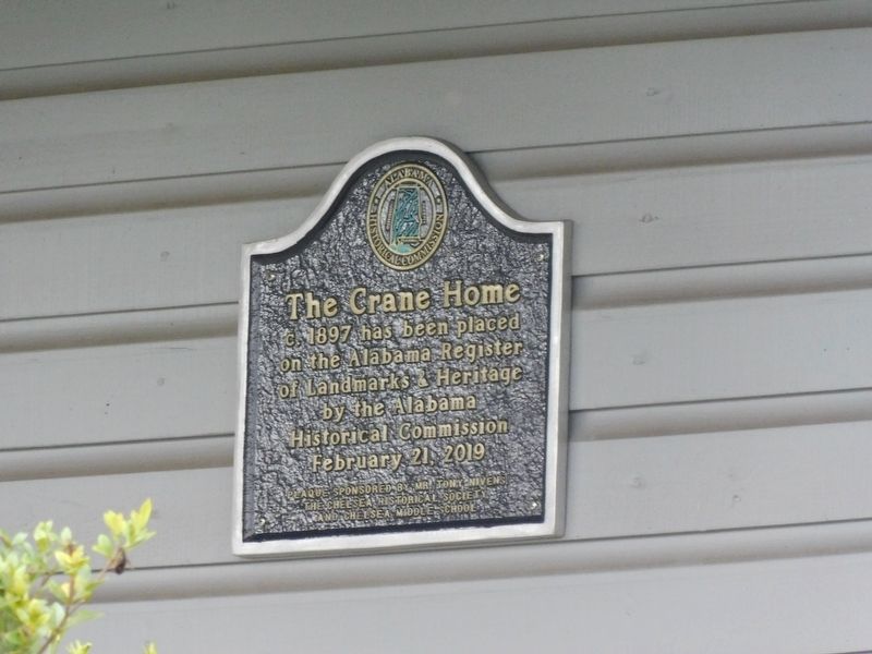 The Crane Home Marker image. Click for full size.