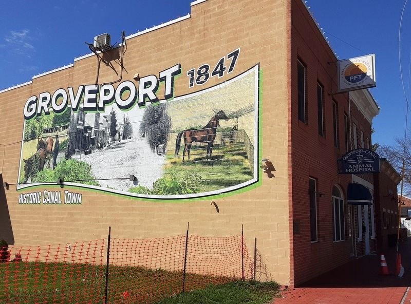 Groveport - 1847 Mural image. Click for full size.