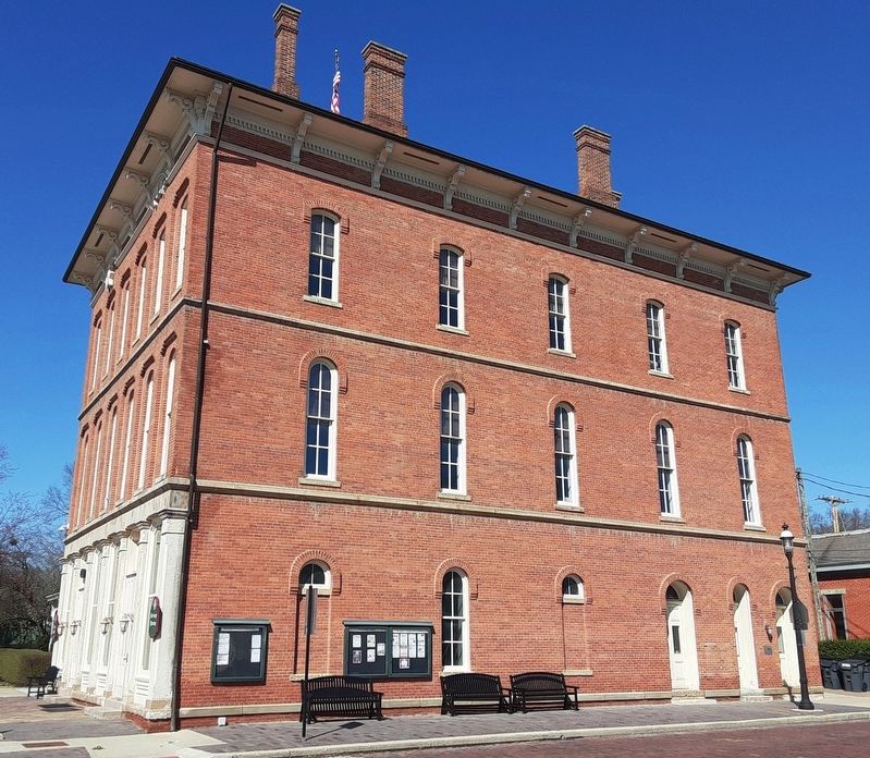 Town Hall and Marker. Click for full size. Town Hall and Marker image. Click for full size.