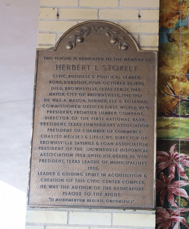 Fort Brown Memorial Center Marker image. Click for full size.