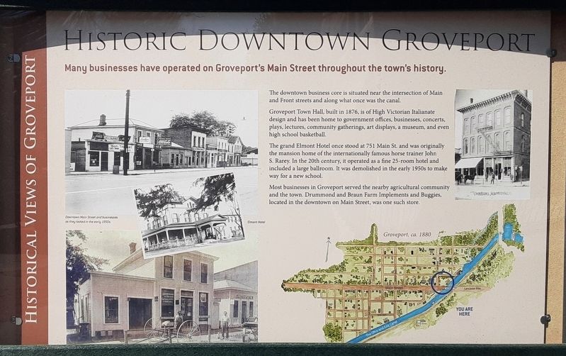 Historic Downtown Groveport Marker image. Click for full size.