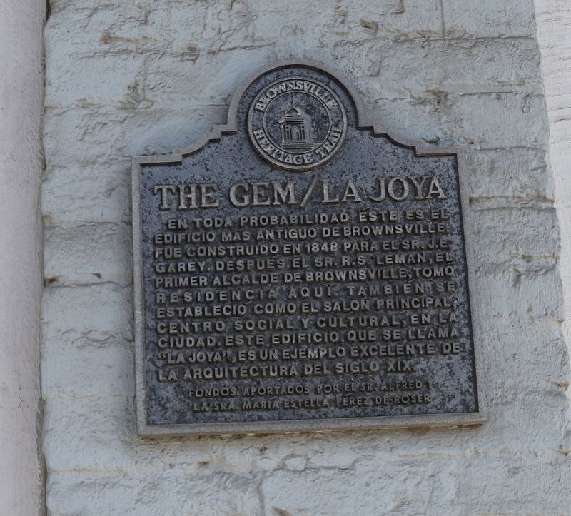 The Gem/La Joya Marker. Click for full size. The Gem/La Joya Marker image. Click for full size.