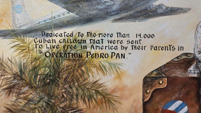 Operation Pedro Pan Marker image. Click for full size.