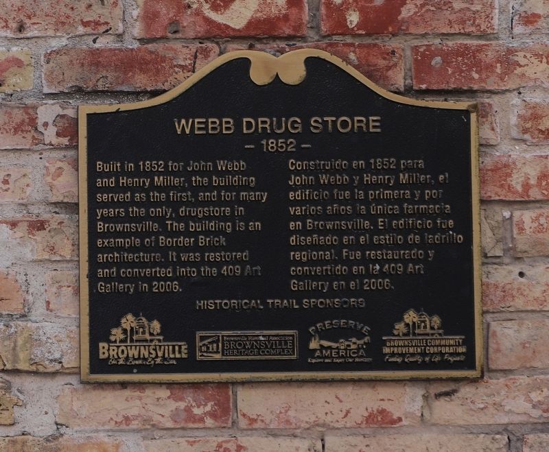 Webb Drug Store Marker. Click for full size. Webb Drug Store Marker image. Click for full size.