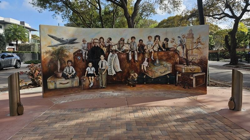 Operation Pedro Pan Mural image. Click for full size.
