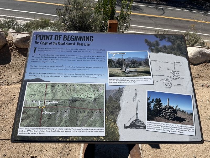 Point of Beginning Marker image. Click for full size.