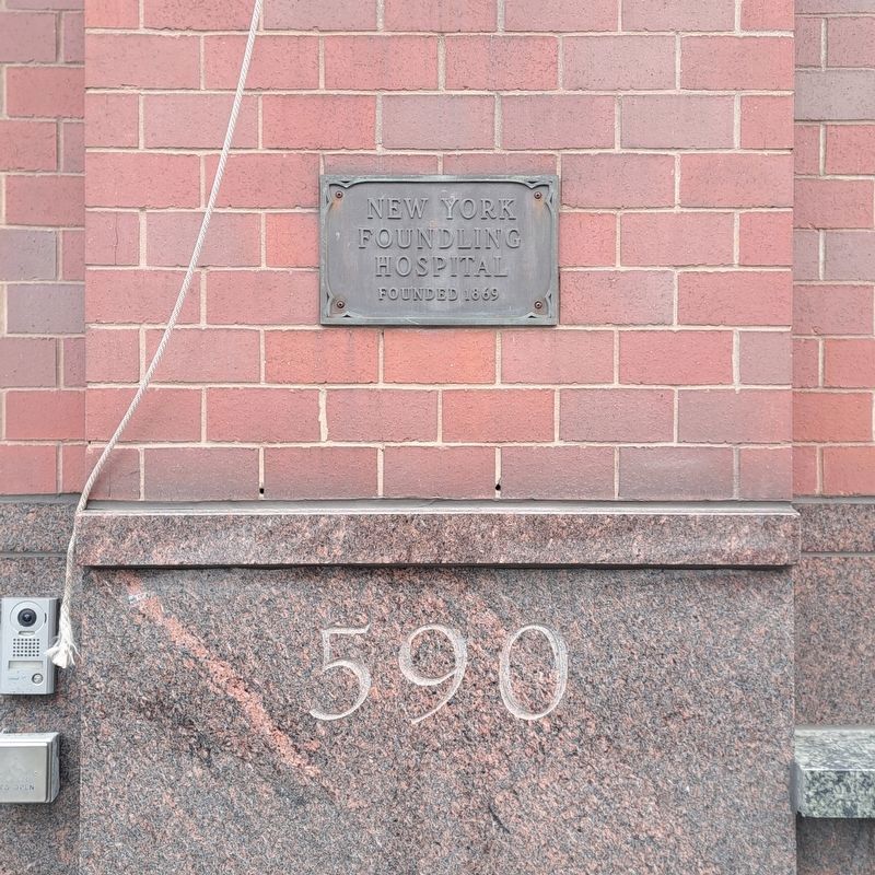 The New York Foundling Hospital Marker. Click for full size. The New York Foundling Hospital Marker image. Click for full size.