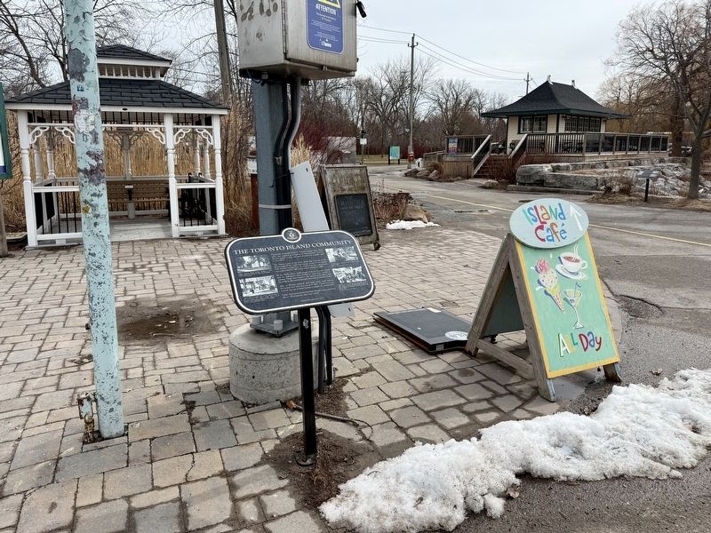 The Toronto Island Community Marker. Click for full size. The Toronto Island Community Marker image. Click for full size.