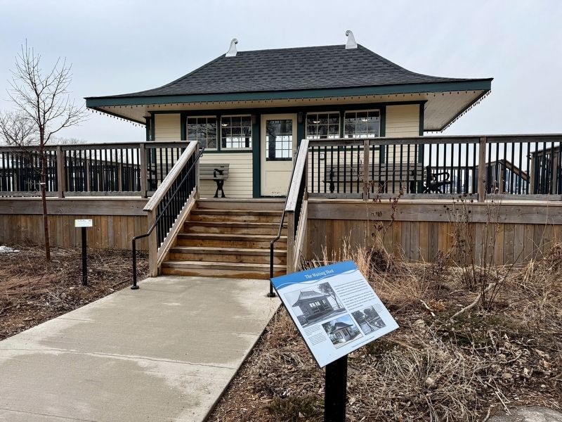The Waiting Shed Marker. Click for full size. The Waiting Shed Marker image. Click for full size.