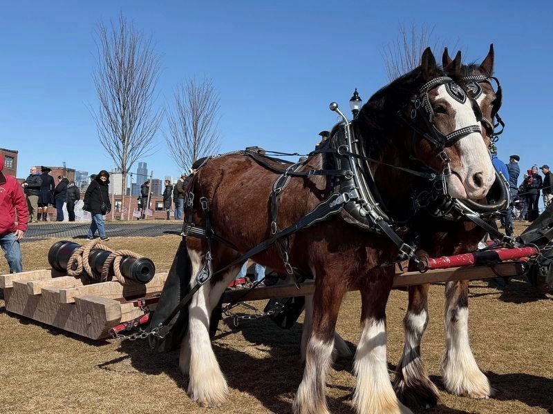 Horse Drawn Artillery Sled image. Click for full size.