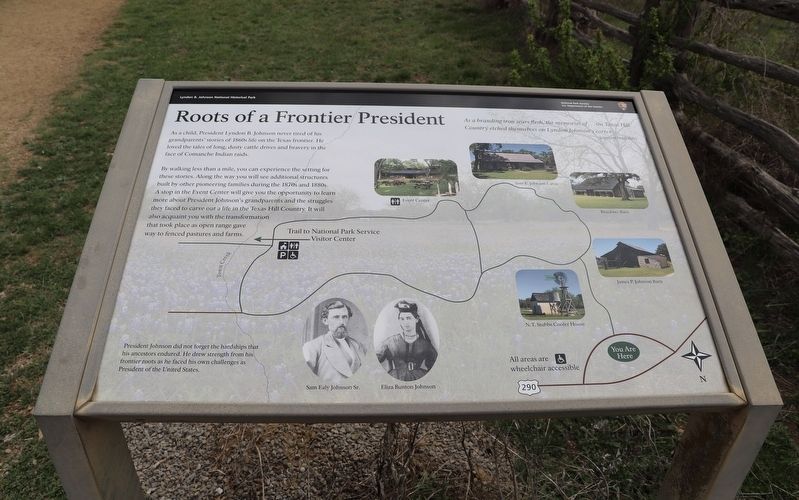 Roots of a Frontier President Marker image. Click for full size.