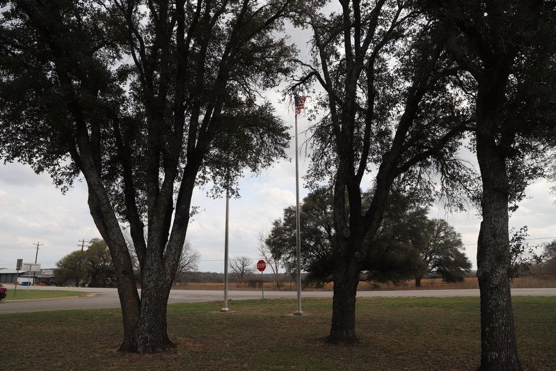 Veterans Memorial Poles and Flags Marker. Click for full size. Veterans Memorial Poles and Flags Marker image. Click for full size.