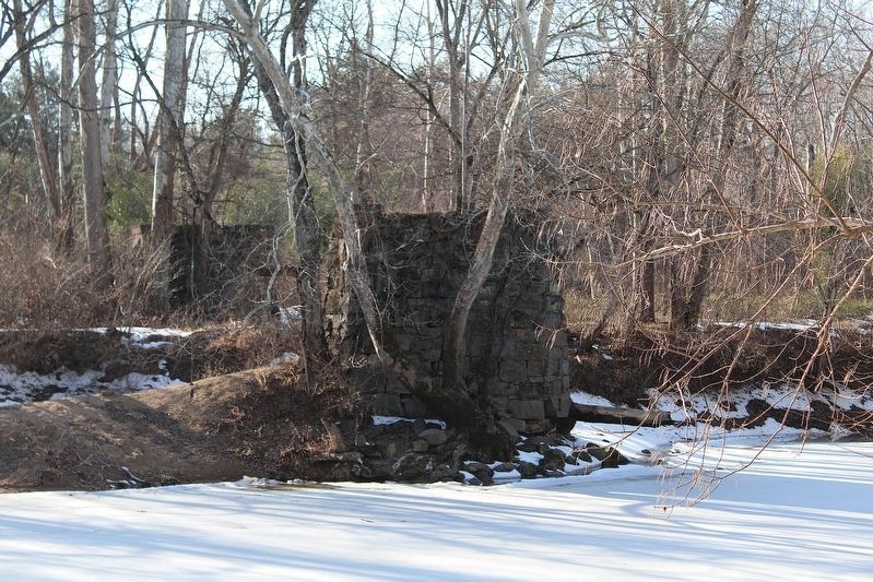 Iron Bridge Remnants. Click for full size. Iron Bridge Remnants image. Click for full size.