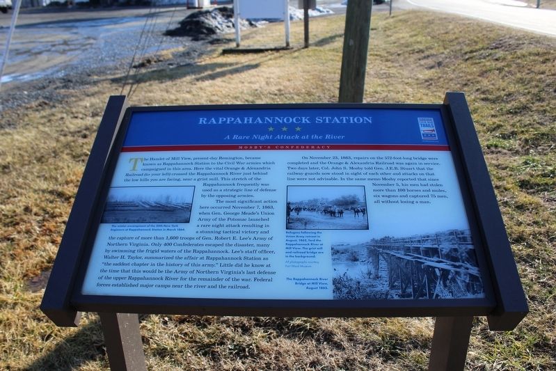 Rappahannock Station Marker image. Click for full size.