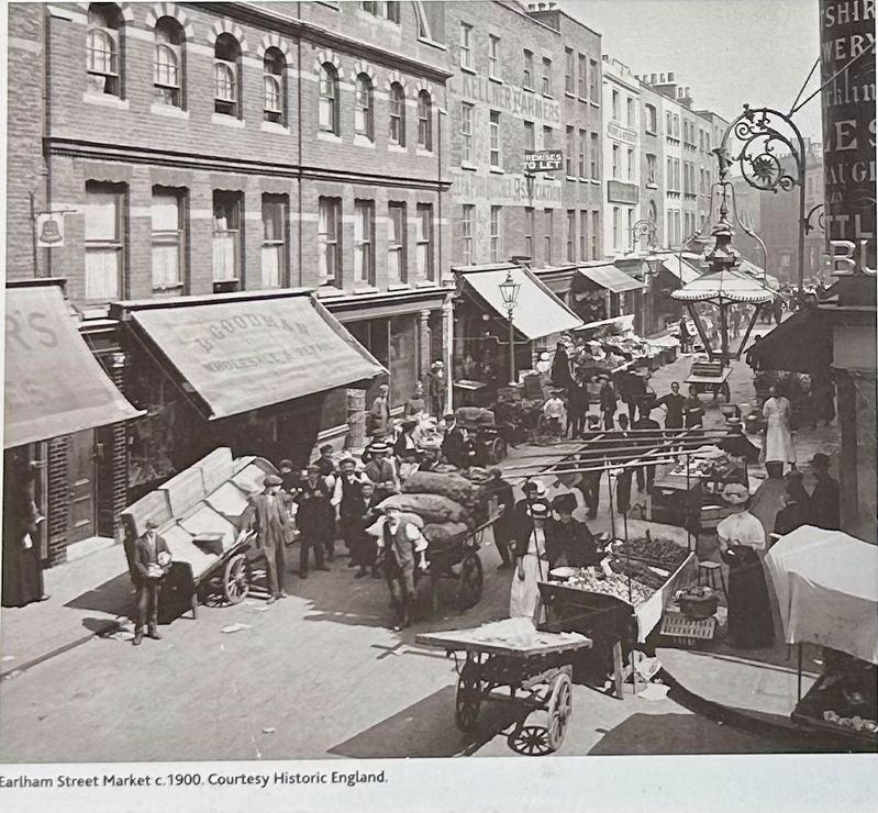 Marker photo: Earlham Street Market. Click for full size. Marker photo: Earlham Street Market image. Click for full size.