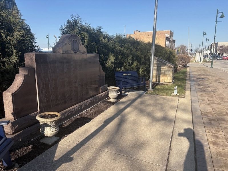 Lemont war memorials. Click for full size. Lemont war memorials image. Click for full size.