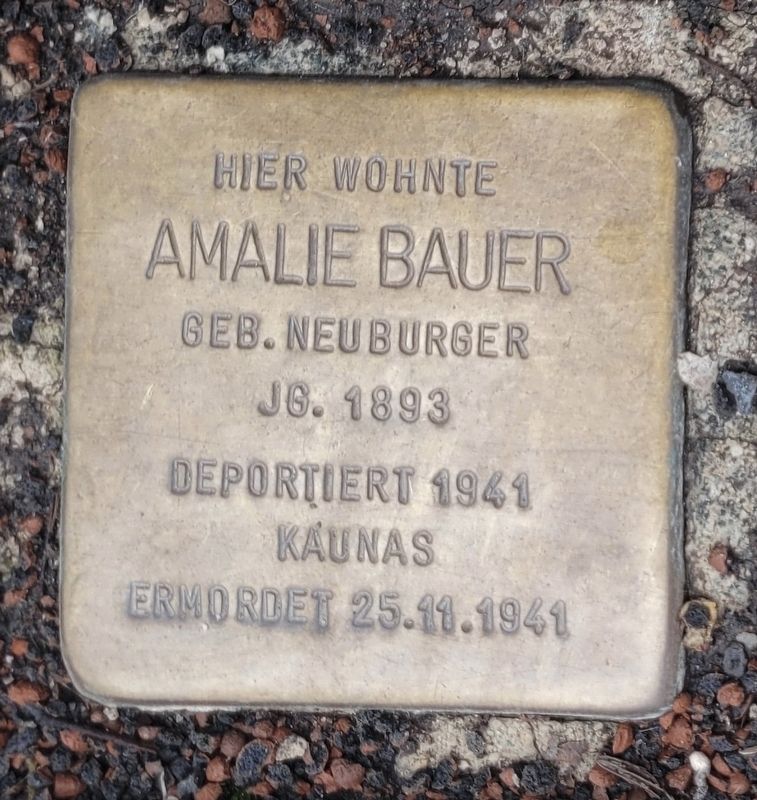 Amalie Bauer Marker image. Click for full size.