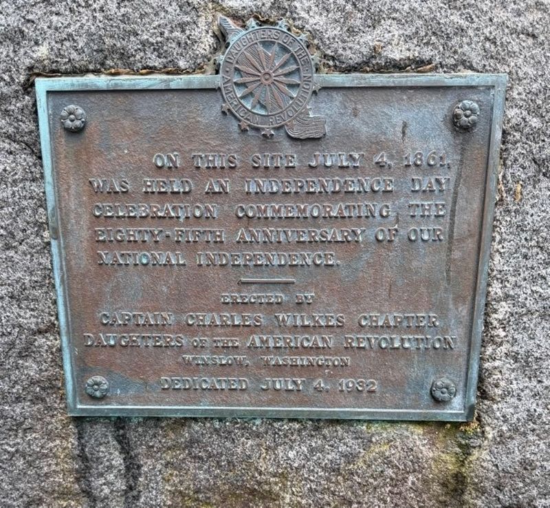 Marker of the 85th anniversary of our national independence.. Click for full size. Marker of the 85th anniversary of our national independence. image. Click for full size.