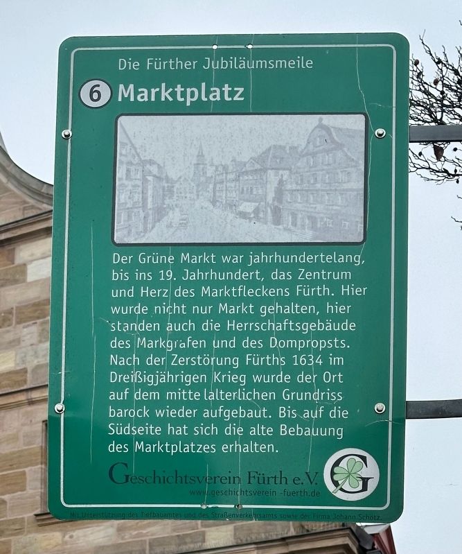 Marktplatz / Market Square Marker image. Click for full size.