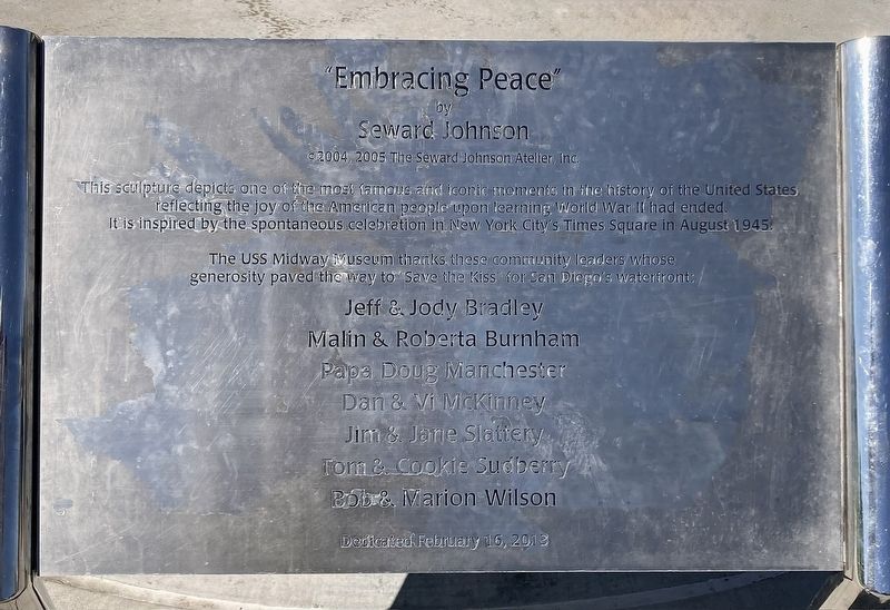 Embracing Peace Marker image. Click for full size.