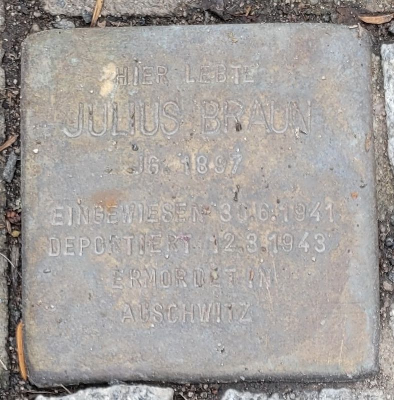 Julius Braun Marker image. Click for full size.