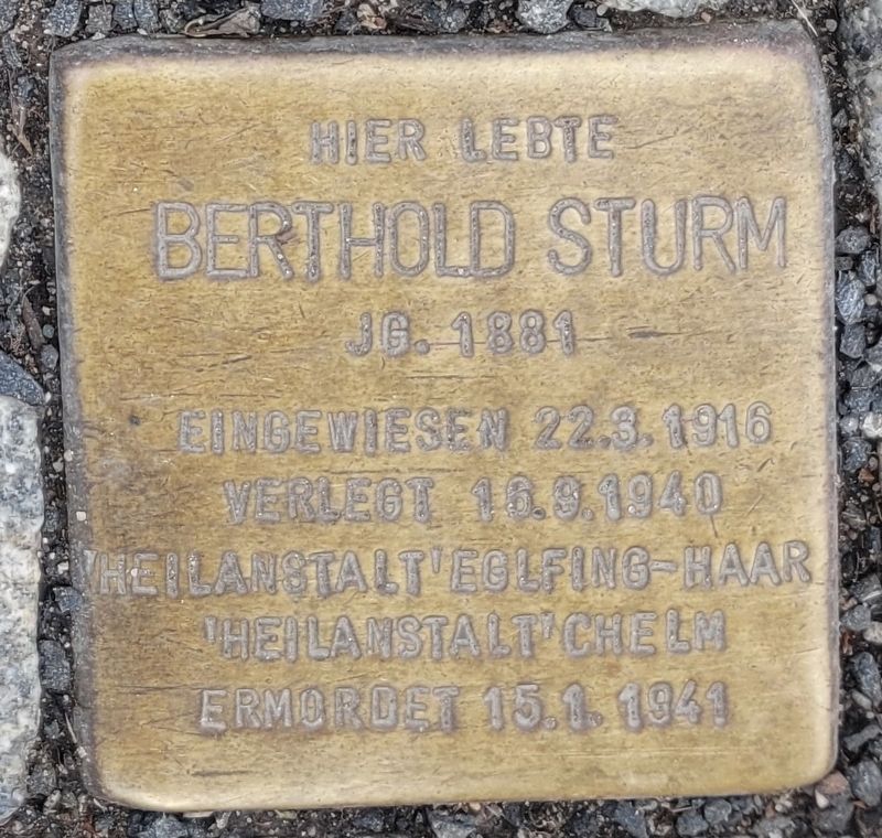Berthold Sturm Marker. Click for full size. Berthold Sturm Marker image. Click for full size.