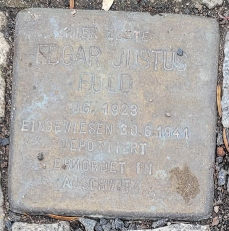 Edgar Justus Fuld Marker. Click for full size. Edgar Justus Fuld Marker image. Click for full size.