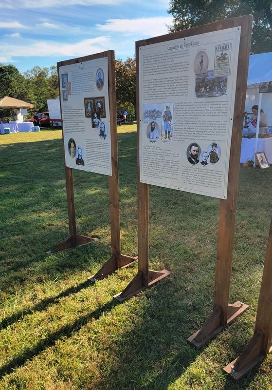 Confederate and Union Calvary Marker image. Click for full size.