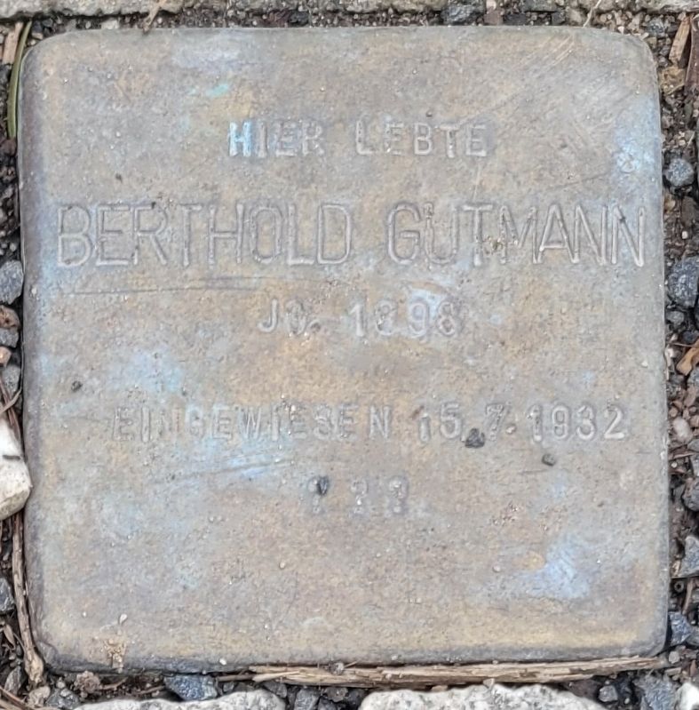 Berthold Gutmann Marker. Click for full size. Berthold Gutmann Marker image. Click for full size.