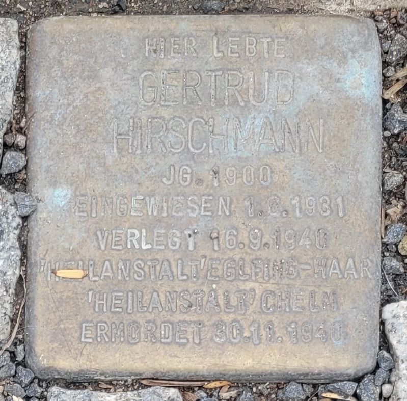 Gertrud Hirschmann Marker. Click for full size. Gertrud Hirschmann Marker image. Click for full size.