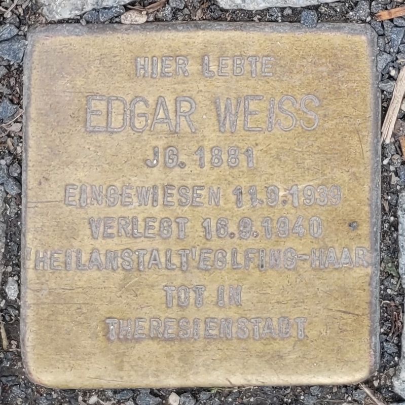 Edgar Weiss Marker. Click for full size. Edgar Weiss Marker image. Click for full size.