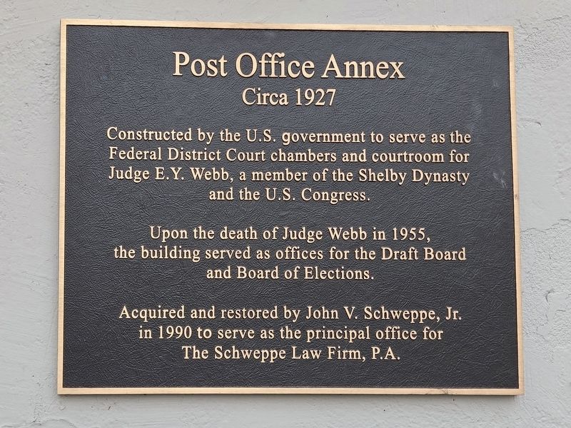 Post Office Annex Marker image. Click for full size.