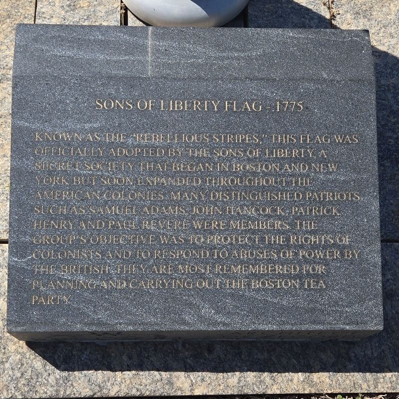 Sons of Liberty Flag Marker image. Click for full size.