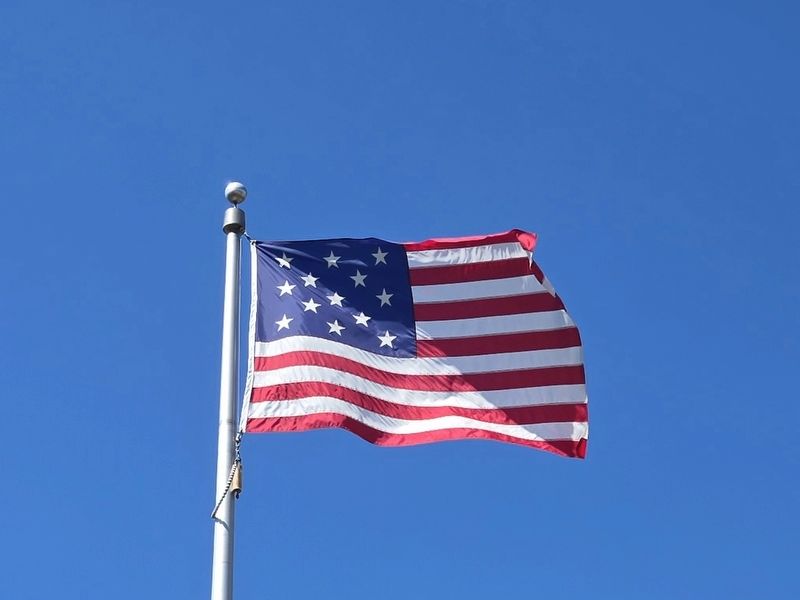 National Flag - 1777 Marker image. Click for full size.