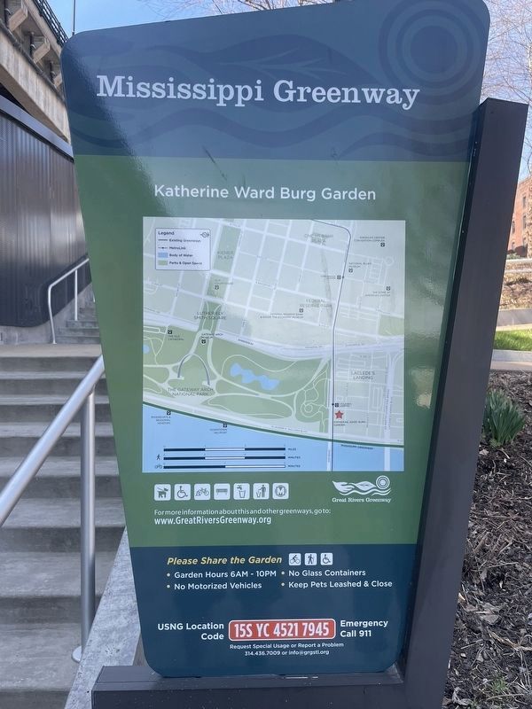 In Memory of Katherine Ward Burg Marker. Click for full size. In Memory of Katherine Ward Burg Marker image. Click for full size.